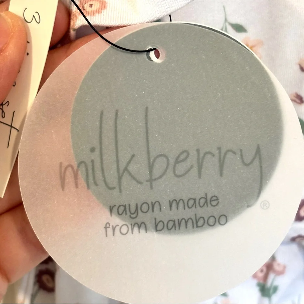 Milkberry Baby 3 Piece Set Bodysuit, Pants &‎ Headband SIZE 3~6 MONTHS NEW